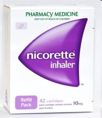 Nicorette inhalator (nicotine inhaler)